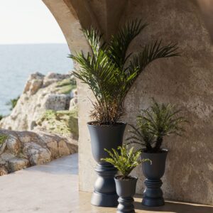 Maceta de jardín de polietileno rotomoldeado SUAVE - Vondom