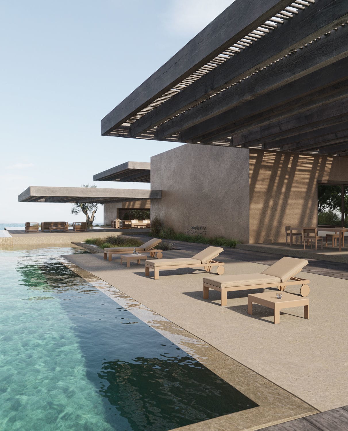Tumbona de aluminio Posidonia - Vondom - Imagen 2