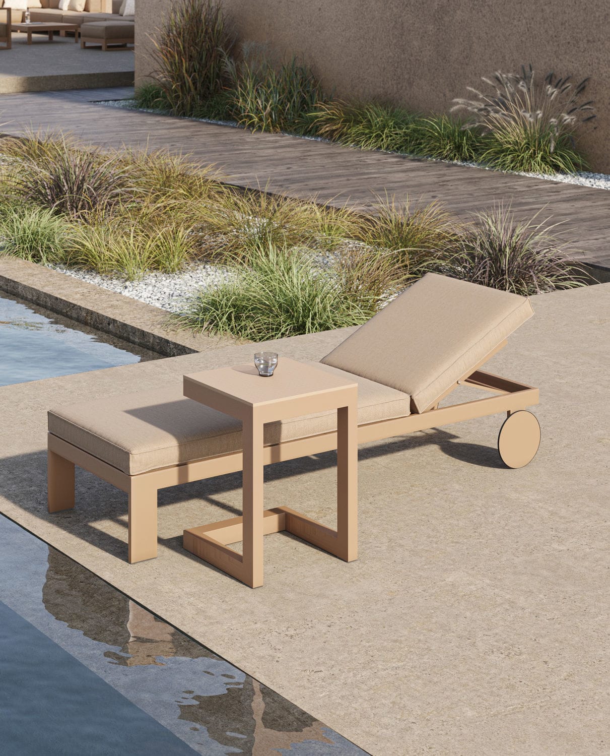 Tumbona de aluminio Posidonia - Vondom - Imagen 4