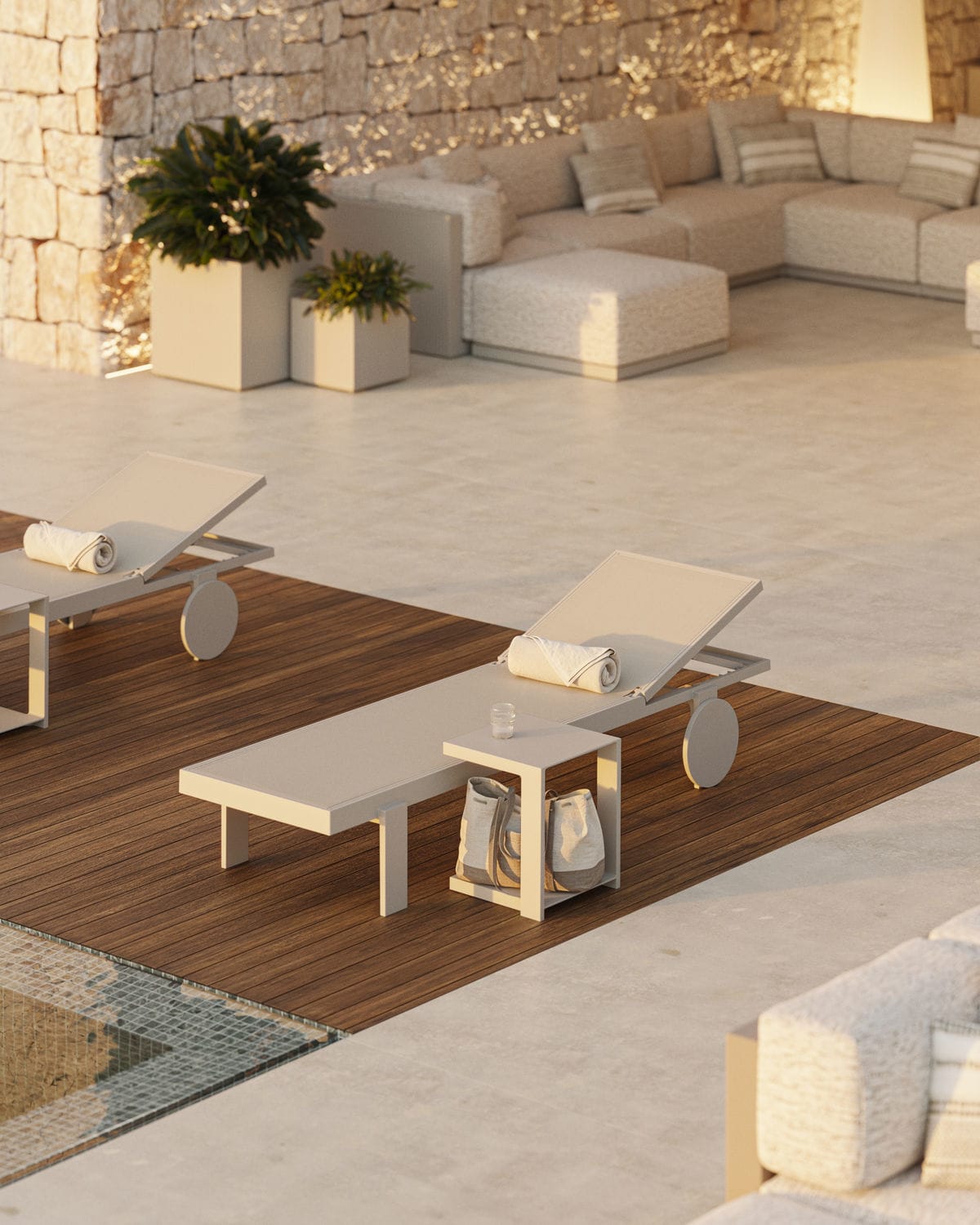 Tumbona de estilo art déco GATSBY - Vondom - Imagen 4