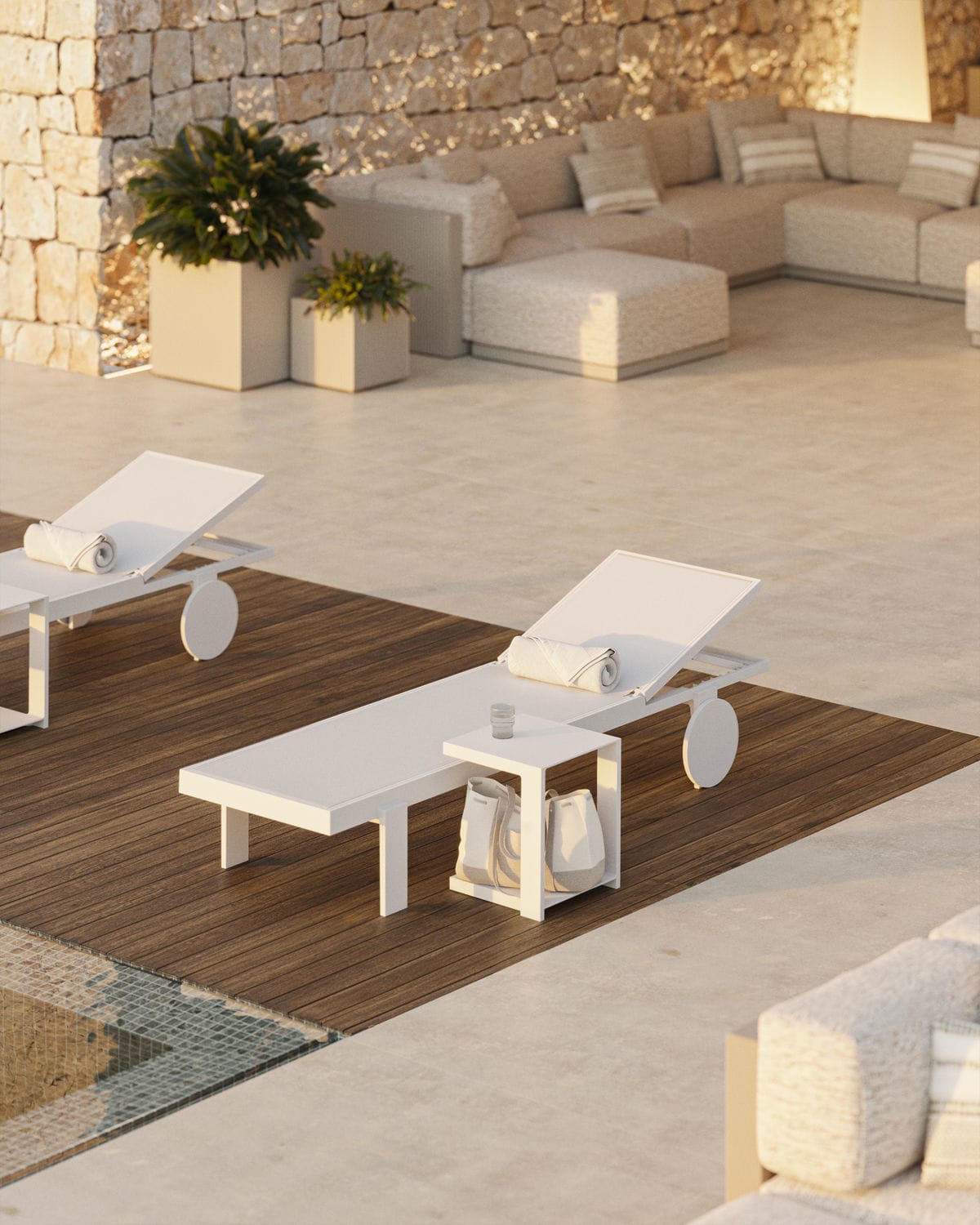 Tumbona de estilo art déco GATSBY - Vondom - Imagen 3