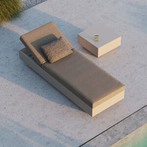 Tumbona contemporánea VELA - Vondom