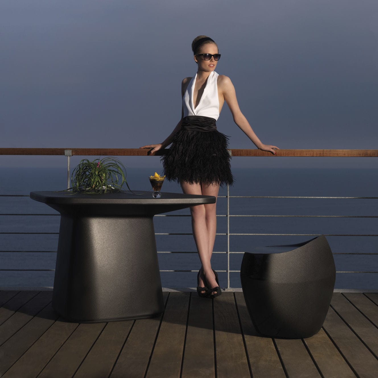 Taburete contemporáneo NOMA - Vondom - Imagen 2