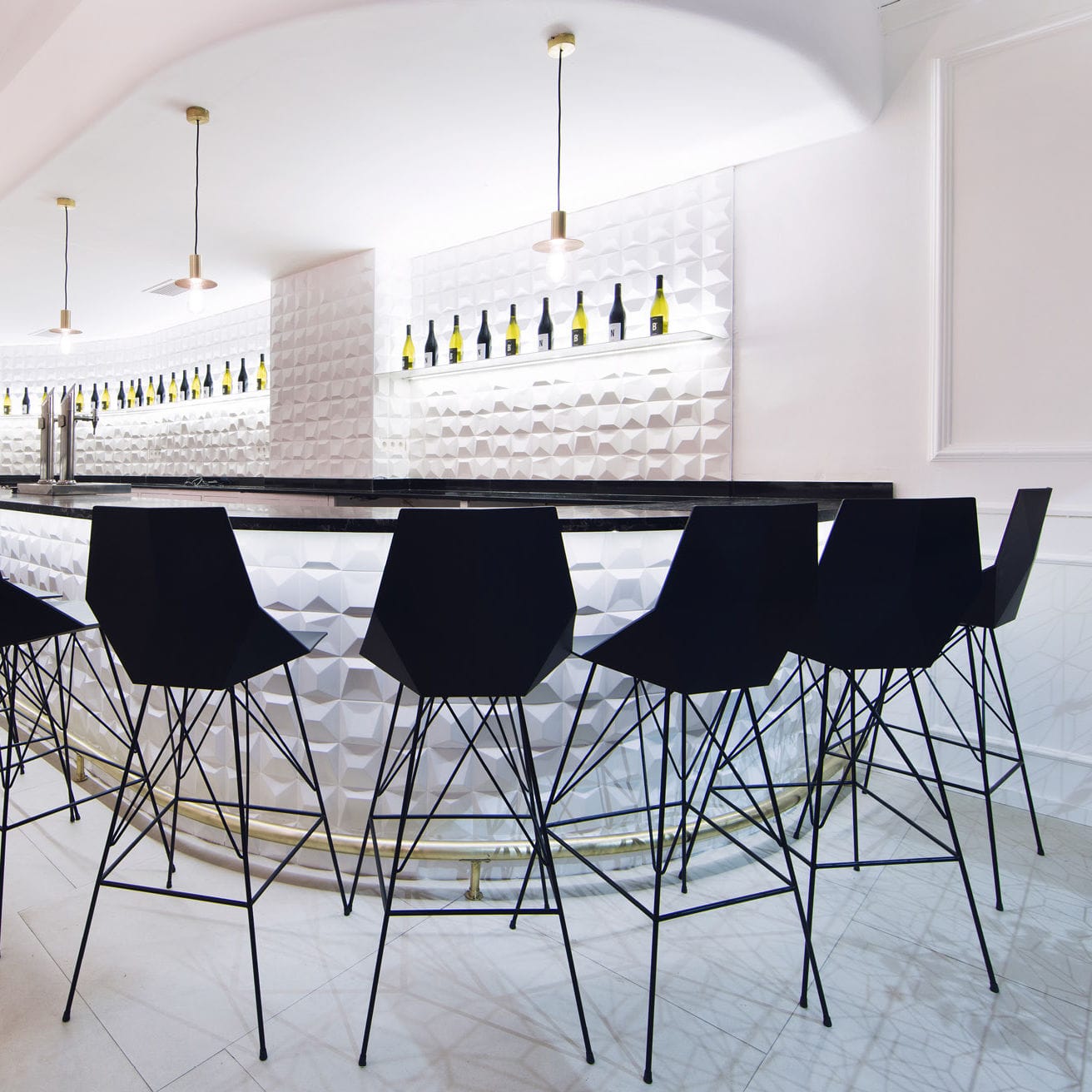 Silla de bar contemporánea FAZ - Vondom - Imagen 3