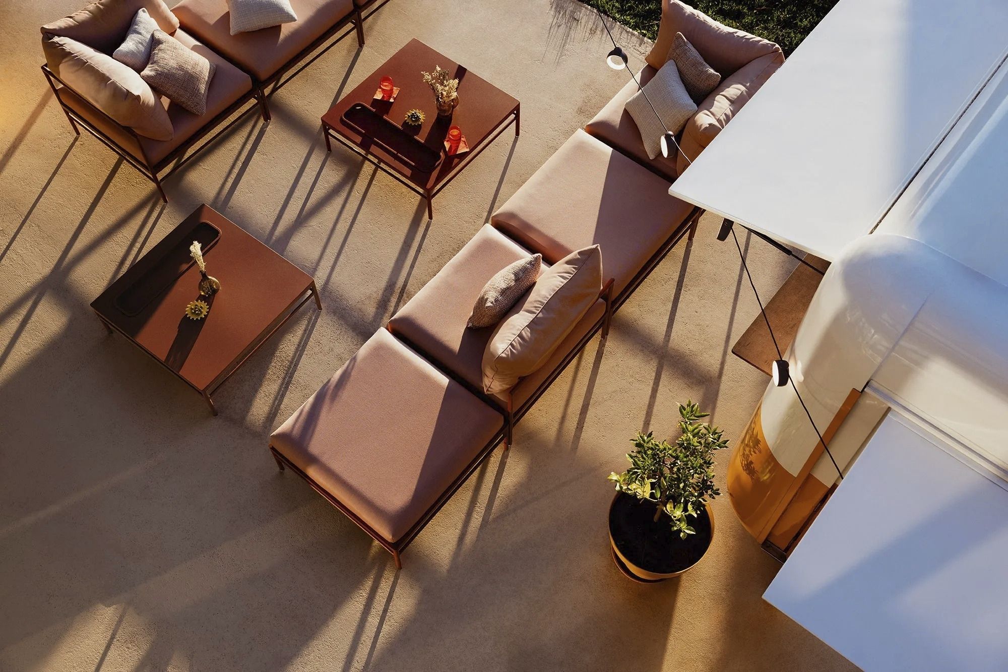 Sillón contemporáneo RIVAGE sin reposabrazos - Fermob - Imagen 3
