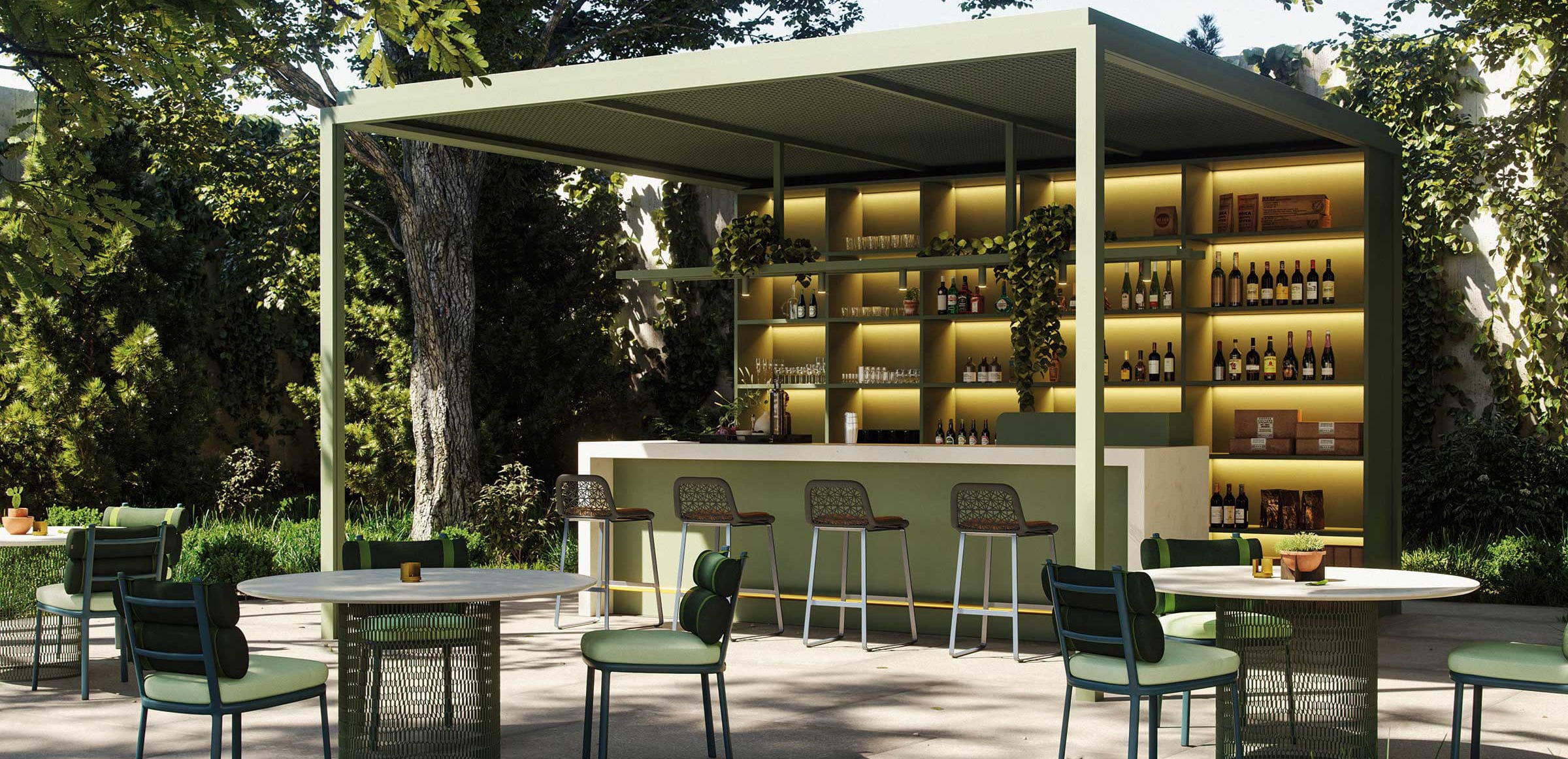 Silla de bar contemporánea MAIA - Kettal - Imagen 2