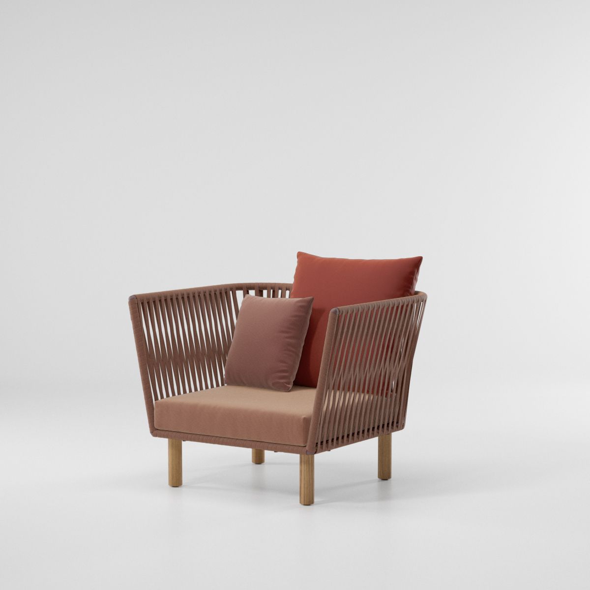 Sillón contemporáneo BITTA de teca - Kettal - Imagen 5