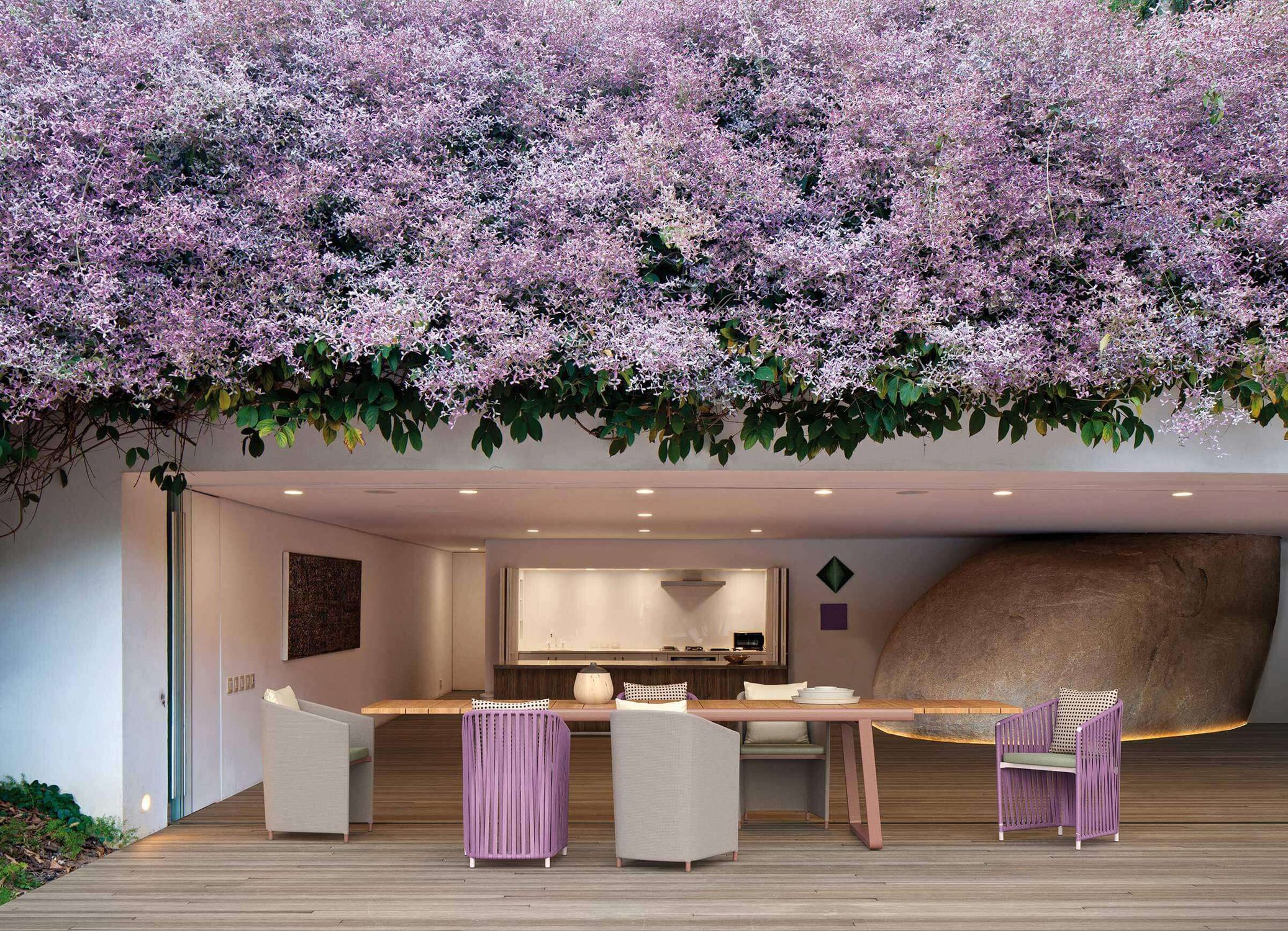 Silla de comedor contemporánea BITTA LOUNGE - Kettal - Imagen 3
