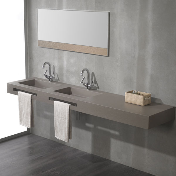Encimera de lavabo doble Infinity 2 - Acquabella - Imagen 6