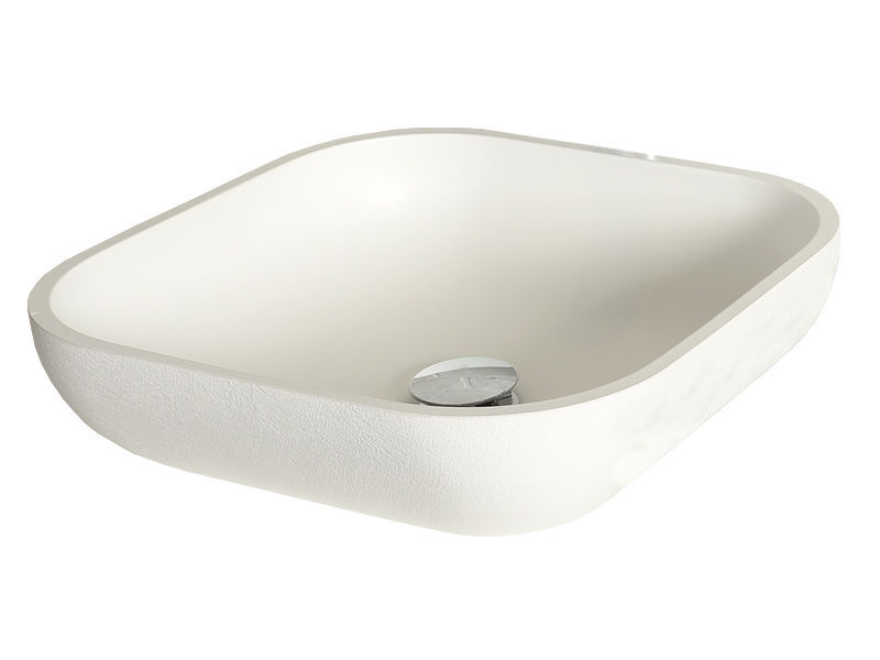 Lavabo sobre mueble On-Top cuadrado - Acquabella - Imagen 4