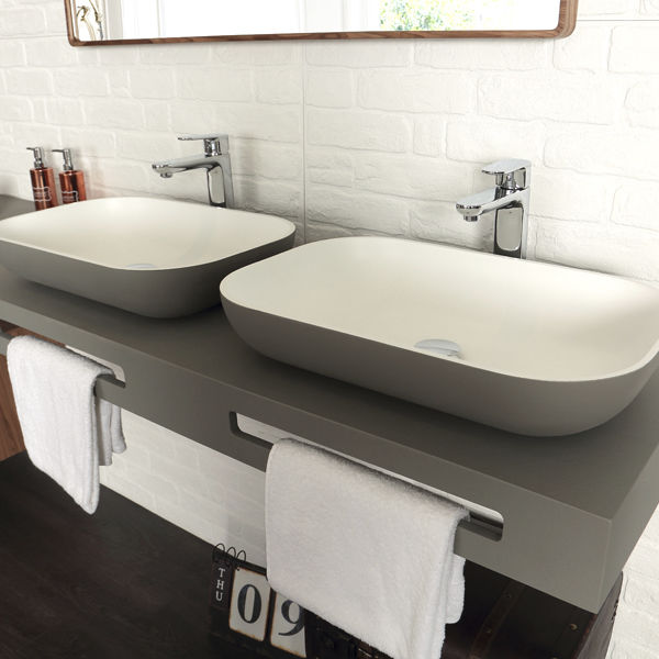 Lavabo sobre mueble On-Top rectangular - Acquabella