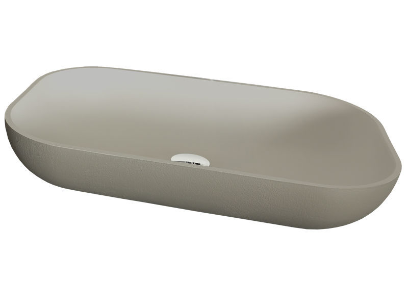 Lavabo sobre mueble On-Top rectangular - Acquabella - Imagen 4