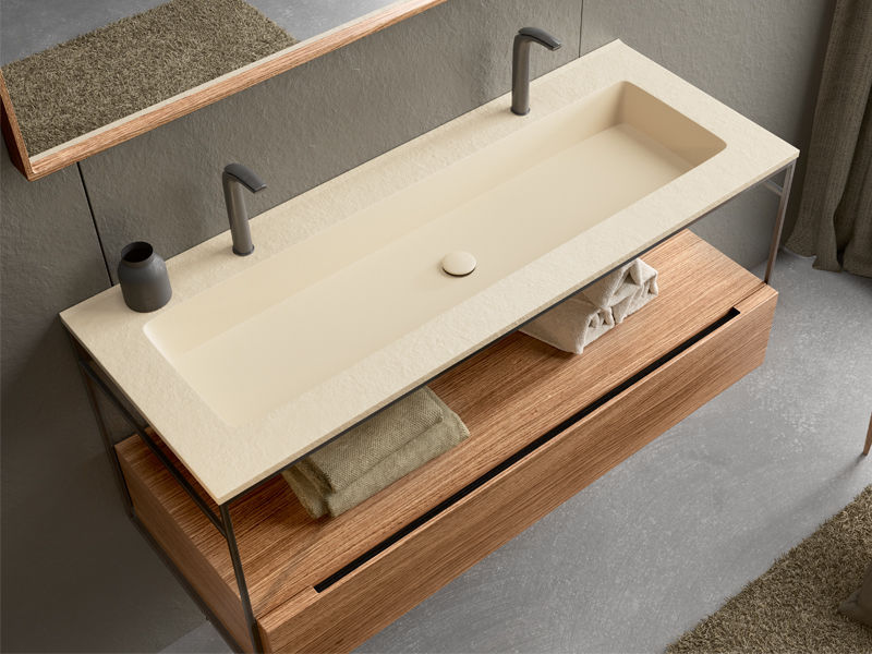 Encimera de lavabo doble Integra - Acquabella - Imagen 5