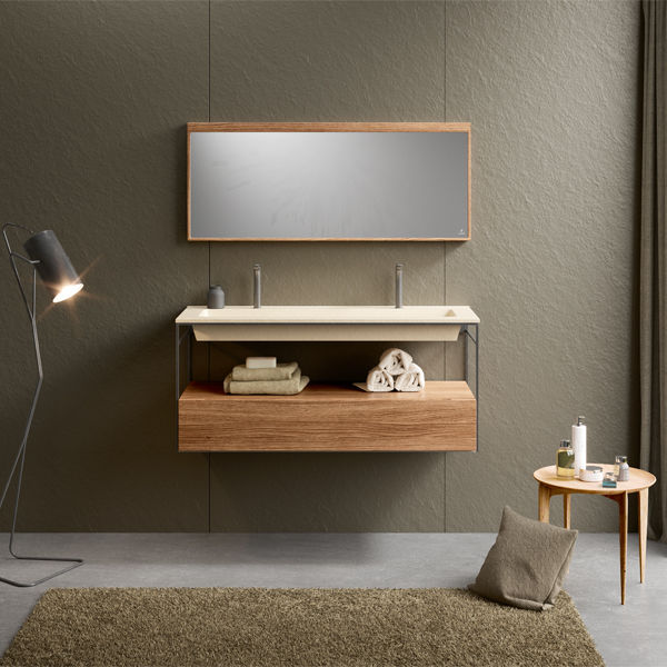 Consola para lavabo de metal Integra - Acquabella - Imagen 2