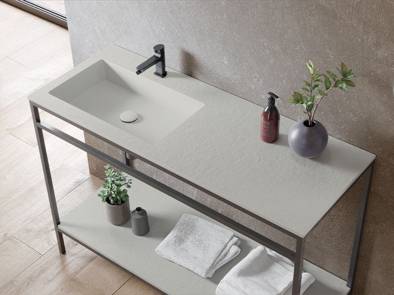 Encimera de lavabo doble Integra - Acquabella - Imagen 3