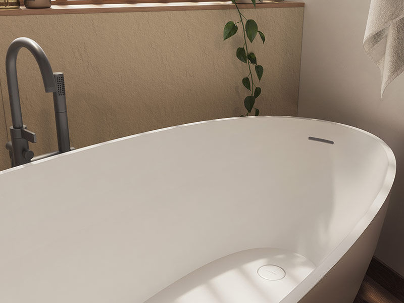 Bañera ovalada Chrea - Acquabella - Imagen 3