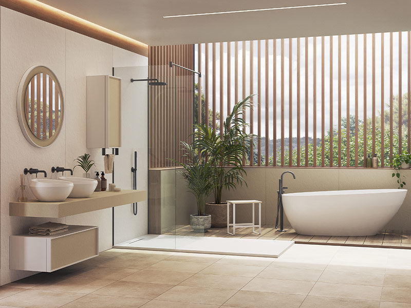 Bañera ovalada Chrea - Acquabella - Imagen 2