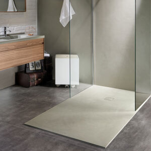 Plato de ducha rectangular Base Beton - Acquabella